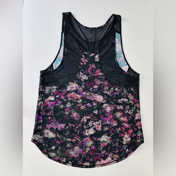 NWOT Lululemon Sculpt Tank II Floral Illusion Antique Purple Black Multi size 6 - Picture 3 of 3